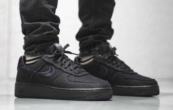 Stussy x Nike Air Force 1 Low Black Will Arrive the Holiday 2020